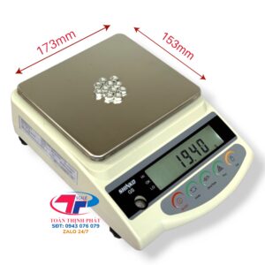 Cân GS2202N 2200g 0.01g đĩa cân vuông