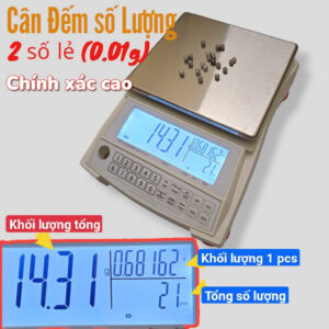 CÂN TIỂU LY ĐẾM SỐ LƯỢNG 0.01G