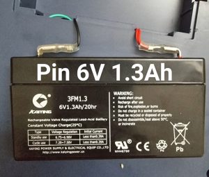 Pin Ắc Quy Cân KD-TBED 6V 1.3Ah