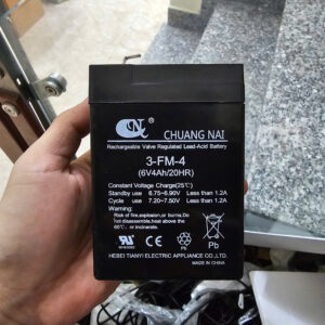 Pin (Ắc quy) 3-FM-4 6V 4Ah/20HR CHUANG NAI