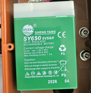 Pin Cân Điện Tử SY650 6V 5Ah Sheng Yang