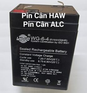 Pin Cân Điện Tử HAW, ALC WG-6-4 (6V4AH/20HR)