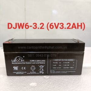 Pin 6V/3.2AH DJW6-3.2(6V3.2AH) Cân DIGI DI 28SS