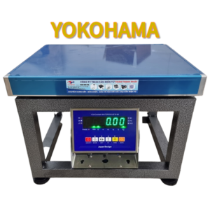 Cân điện tử yokohama 100kg 200kg 300kg khung tĩnh điện mặt inox