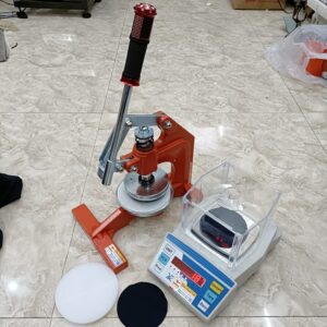 Bộ Dao Dập Cắt Mẫu Vải Kèm Cân Kiểm Tra Trọng Lượng Gsm