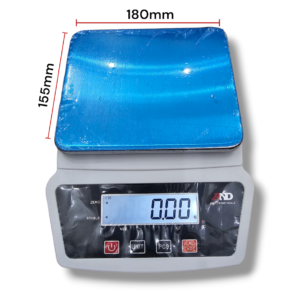 CÂN ĐIỆN TỬ 3KG 2 SỐ LẺ (0.01G) ĐĨA VUÔNG