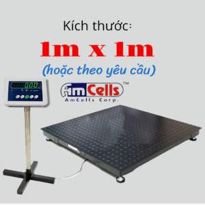 Cân Sàn Điện Tử 2 tấn 1000mmx1000mm Amcell B19W1010
