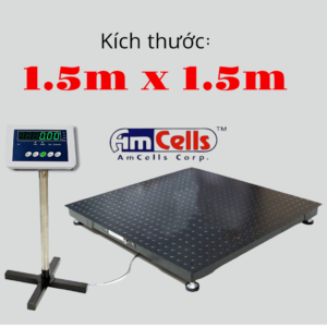 Cân Sàn Điện Tử 2 tấn 1500mmx1500mm Amcell B19W1515