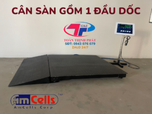 Cân sàn có dốc đẩy hàng B19