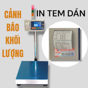 CÂN IN TEM, LƯU MÃ, CẢNH BÁO KHỐI LƯỢNG SI SMART LABEL