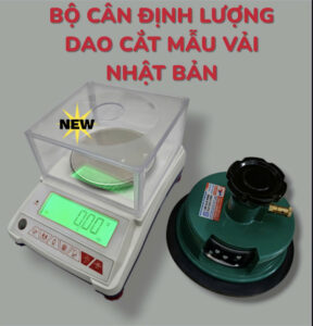 Dao Cắt Vải Cầm Tay Kèm Cân Trọng Lượng Vải Nhật Bản