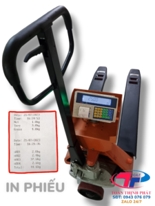 Cân Xe Nâng Có Máy In PC PWE