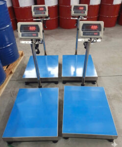 Cân bàn điện tử 60kg ID218W thiết kế khung thép chắc chắn mâm cân inox có lớp decal chống trầy